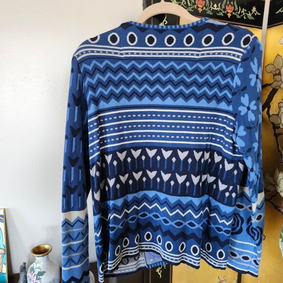 Gudrun Sjoden  Floral cardigan in organic/recycled cotton - Picture 4 of 4